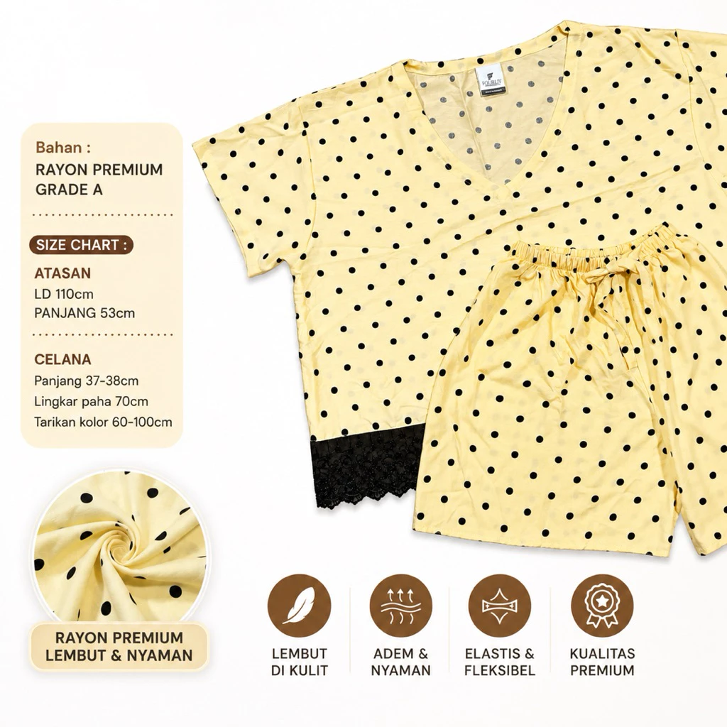 One Set Pendek Rayon FOUR LIV — foto 6